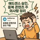 애드센스 승인, 중복 콘텐츠로 불승인? 반드시 알아야 할 주의사항!