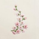 야생화 자수 이미지