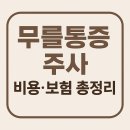 청굴 | 무릎통증 주사 후기 및 비용 총정리 (실손보험 청구 방법 포함)