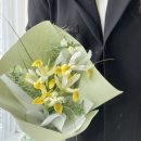 느루Flowerstudio | [꽃다발] 생일꽃다발- 아이리스꽃다발 : 구미꽃집/구미문성꽃집/오브앤유꽃집