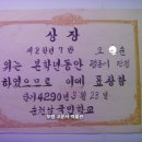 상장(賞狀), 전남 순천시 순천남국민학교 행동단정 상장 (1957년) 이미지