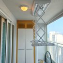 덕산카인테리어 | 김해 베란다 자동 빨래건조대 설치｜전등 살리고 하츠 전동 빨래건조대 신규 시공