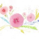 수채화 일러스트 이미지