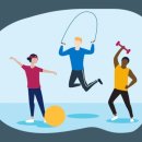 건강한 운동 이미지