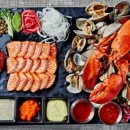 육회랑연어 이미지