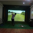 'screen golf' ranges that South Koreans 이미지