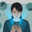 스마트폰으로 연결되는 디지털 세상 이미지