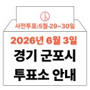 송부동 복지행정센터 | 2026년 6.3 지방선거 군포시 사전투표소, 본투표소 위치·시간 총정리 (+모바일 신분증 주의사항)