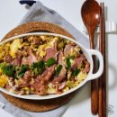 공감몽글계란덮밥 | [자취요리] 일본덮밥st 촉촉한 계란 훈제오리고기덮밥 만들기 (유지만 다이어트 레시피)