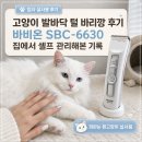 고양이 발바닥 털 바리깡 후기, 저소음 제품으로 집에서 셀프 관리해본 기록