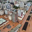 홍수 영향으로 브라질 곡물 항구 타격 이미지