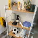 좁은 주방 수납 해결, Sonipure 이동식 선반 만족스러운 사용 후기 (우드+화이트)