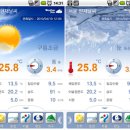 날씨앱 `웨더스타` 이미지