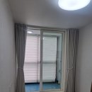 부영9차아파트경로당 | 린넨느낌의 속커튼이 겉커튼으로 여수엑스포힐스테이트//커튼박스 없는 문수부영9차아파트 커튼 설치후기