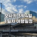 뉴왕PC게임랜드 | 오사카 3박4일 1일차 코스 정리 | 우메다 맛집 하나다코, 키디랜드 몬치치, 츠유노텐 신사