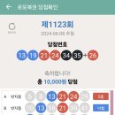 1123회. 당첨 이미지