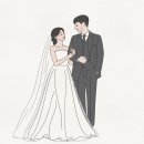 [W25]_청첩장 웨딩사진 일러스트 찐후기(성아디자인 무료 드로잉 이벤트 당첨, 하나니떼) 가격,완성본 ::