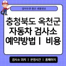 금성자동차공업사 | 충청북도 옥천군 자동차 검사소 위치 예약 방법 비용 타이어 공기압 확인 운영시간 안내