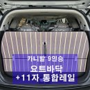 평택 오산 카니발 9인승 요트바닥 + 11자 통합레일 + TPE 매트
