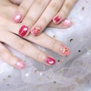 핑크 체리 | [공지] 안양 호계동 혬니네일, 러블리 핑크 체리 발레리나 쉐잎 젤네일 찐 후기 🍒🎀