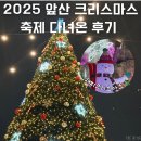대덕초교 | 2025 대구 앞산 크리스마스 축제 후기 타임테이블 주차장 정보 스노우쇼 시간 有.