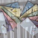 (육아용품) 어린이집 준비물-이름 자수 고리 손수건 추천ㅣ퍼니맘 고리 아기 손수건 구매후기