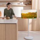 바이미인 | 스탠바이미 대체 찾는다면? 화이트에디션 구글 스마트 32인치 FHD QLED TV + 와이드 무빙뷰 3...