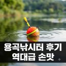 용곡낚시터 | "손맛이 장난 아니에요.." 낚시꾼들이 용곡낚시터로만 몰래 모이는 의외의 이유