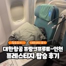 (주)도루코 | 독일 프랑크푸르트-인천 대한항공 프레스티지 슬리퍼 미취학 아동 탑승, 기내식, 좌석 후기(KE946)