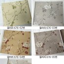 클래식 꽃무늬 패턴 수입벽지 5color 갤러리 676-05번 이미지