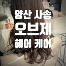양산 사송 미용실 추천 오브제 밀본 케어 후기