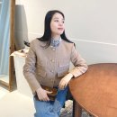 신예은 여성자켓 잇미샤 트위드자켓 결혹식 하객룩으로 추천! 트위드자켓 봄코디