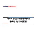 제35회 경상남도생활체육대축전 족구종목 경기요강 이미지