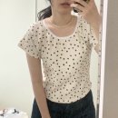 [쇼핑몰 후기] 러브코드유 lovecodyou 레이스 키치 탑 (lace kichi top, dot) 여자 여름 옷 후기