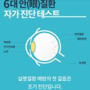 6대 안과 질환 자가테스트 (녹내장, 노안, 안구건조증 등) 이미지