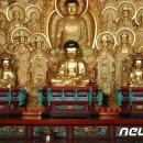 신흥사 석조아미타여래삼존좌상 및 복장물 일괄 이미지