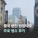 테크노폴리스 상업지구 보행자도로 | 중국 천진 여행 명동거리 느낌의 빈장다오 도자기 박물관 스타벅스 리저브 리버사이드 66