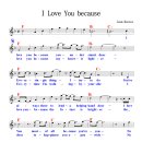 I love you because / Jeem Reeves --- 가사수정 이미지