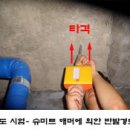 건물 안전진단 및 안전점검, 정밀점검시의 콘크리트 압축강도 슈미트해머 측정장면 이미지