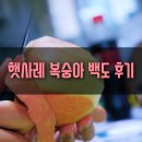 수밀농장 | [배송기행] 햇사레 복숭아 존맛 백도 후기