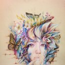 색연필 일러스트 이미지