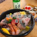 제주시청(아라방면)(고산동산방면) | [제주 맛집] 모듬사시미가 맛있는 제주시내 제주시청 근처 이자카야 술집 솔잎