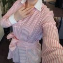 올포유 학동점 | 롱스트라이프 여자맞춤셔츠 후기 2탄! 벤자라 핑크셔츠 넘나예쁜것♥