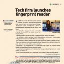 Tech firm launches fingerprint reader 이미지