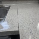 중동1229-1 | 부천 아파트 싱크볼 옆 대리석 크랙 갈라짐 수리 복원