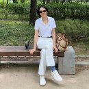 라코스테 김나영패션 폴로 셔츠 반팔 카라티 여자 사이즈 후기