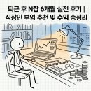 퇴근 후 N잡 6개월 실전 후기 | 직장인 부업 추천 및 수익 총정리