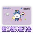 전남학생교육수당 꿈실현공생카드 비행기표 사용후기 사용처 2025 지급금액인상