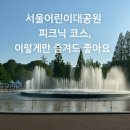 서울어린이대공원 피크닉 후기 – 잔디밭, 놀이터, 음악분수까지