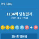 세븐일레븐 구미강동드림점 | 1134회 로또 당첨 번호와 구매한 로또 결과 1등 배출점과 2등 배출점